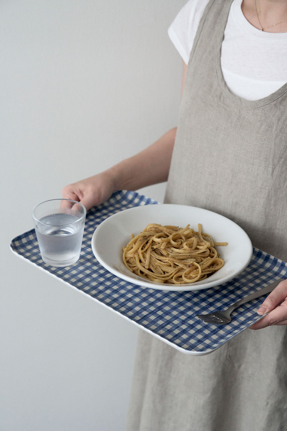 COATED LINEN TRAY