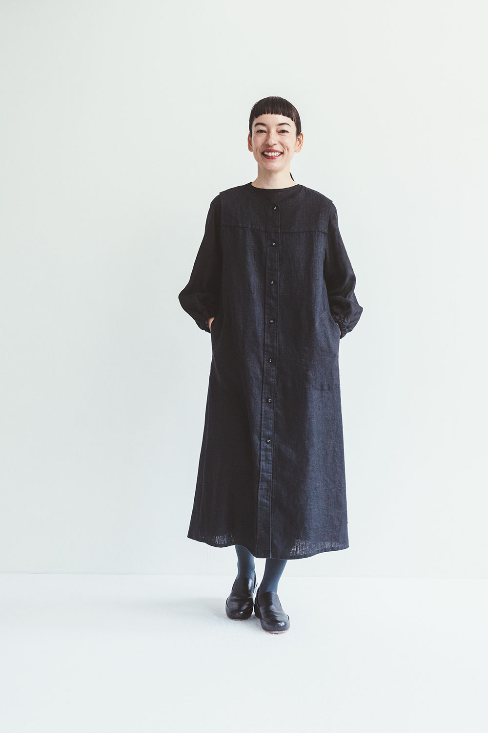 シャルロッテ ジレ ヘリンボーン | fog linen work