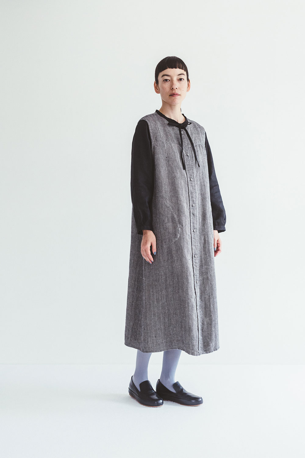 シャルロッテ ジレ ヘリンボーン | fog linen work