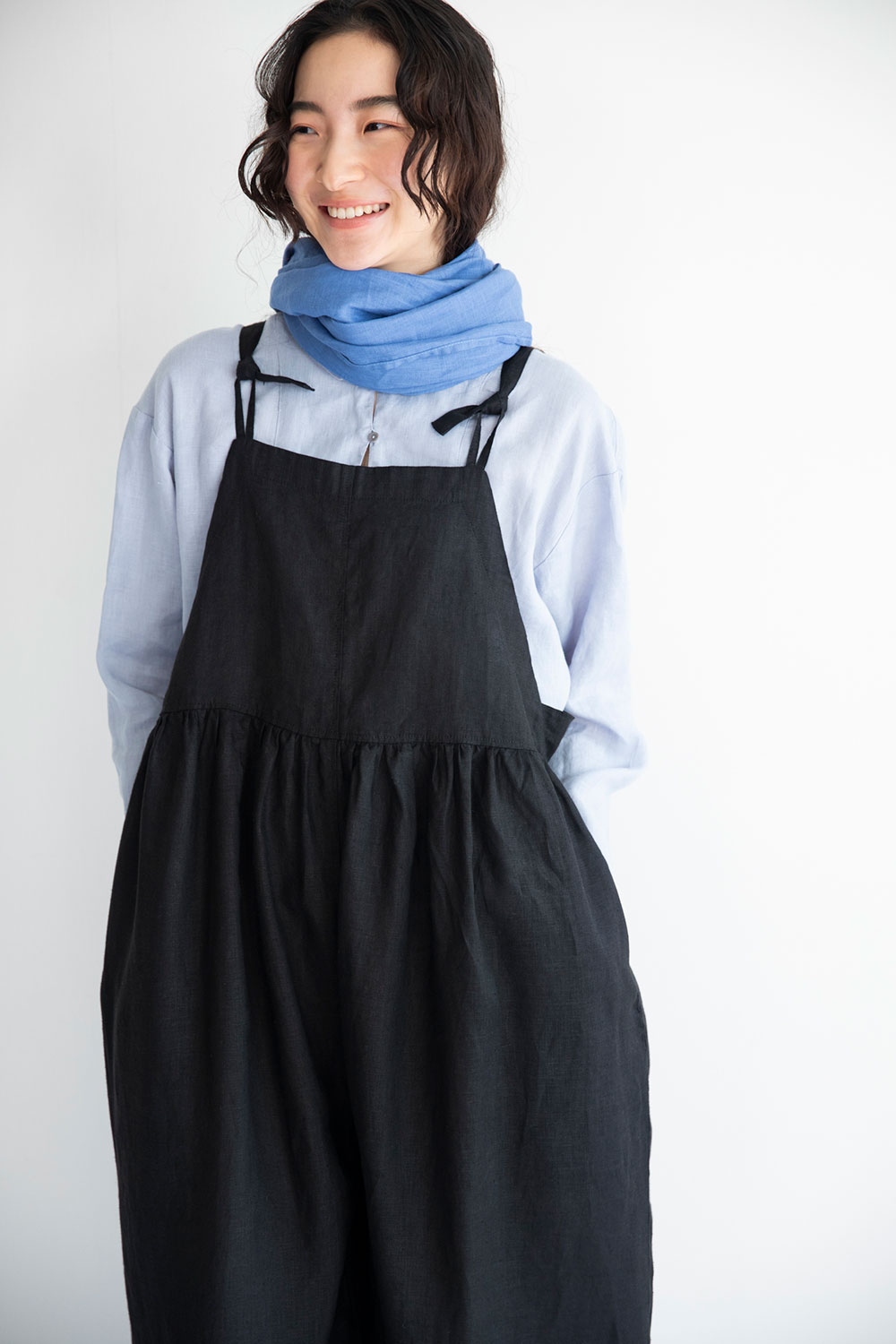 ロミー サロペット ブラック | fog linen work