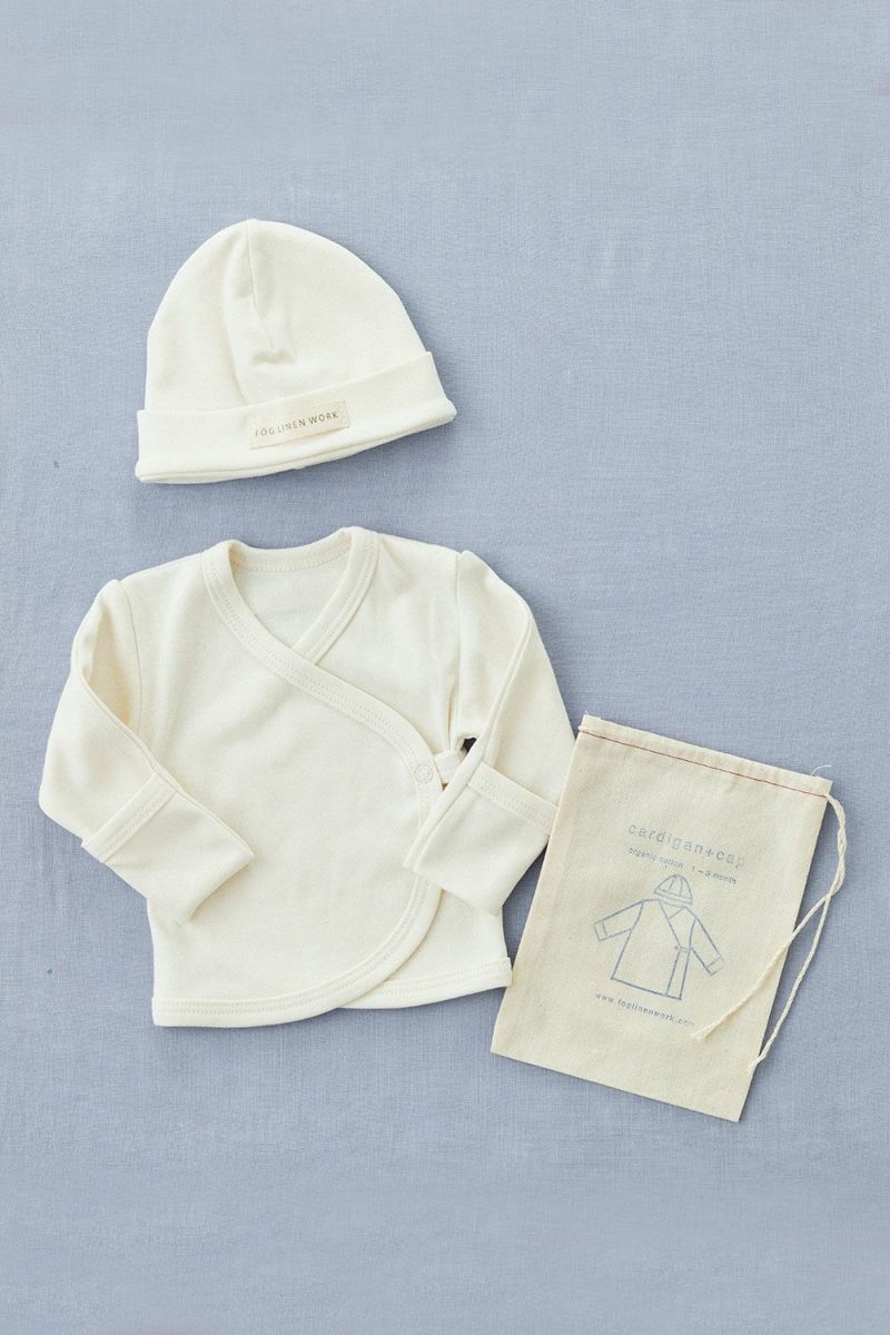 ベビー キャップ＋カーディガン | fog linen work