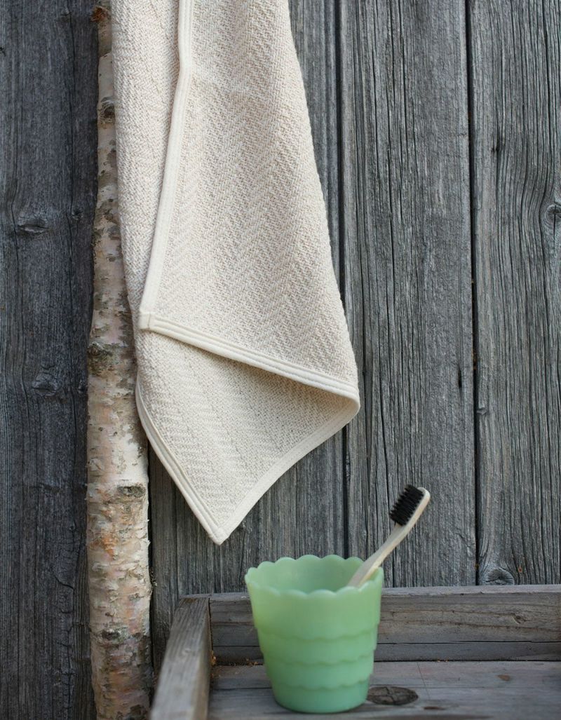 コットン ヘリンボーンタオル L | fog linen work