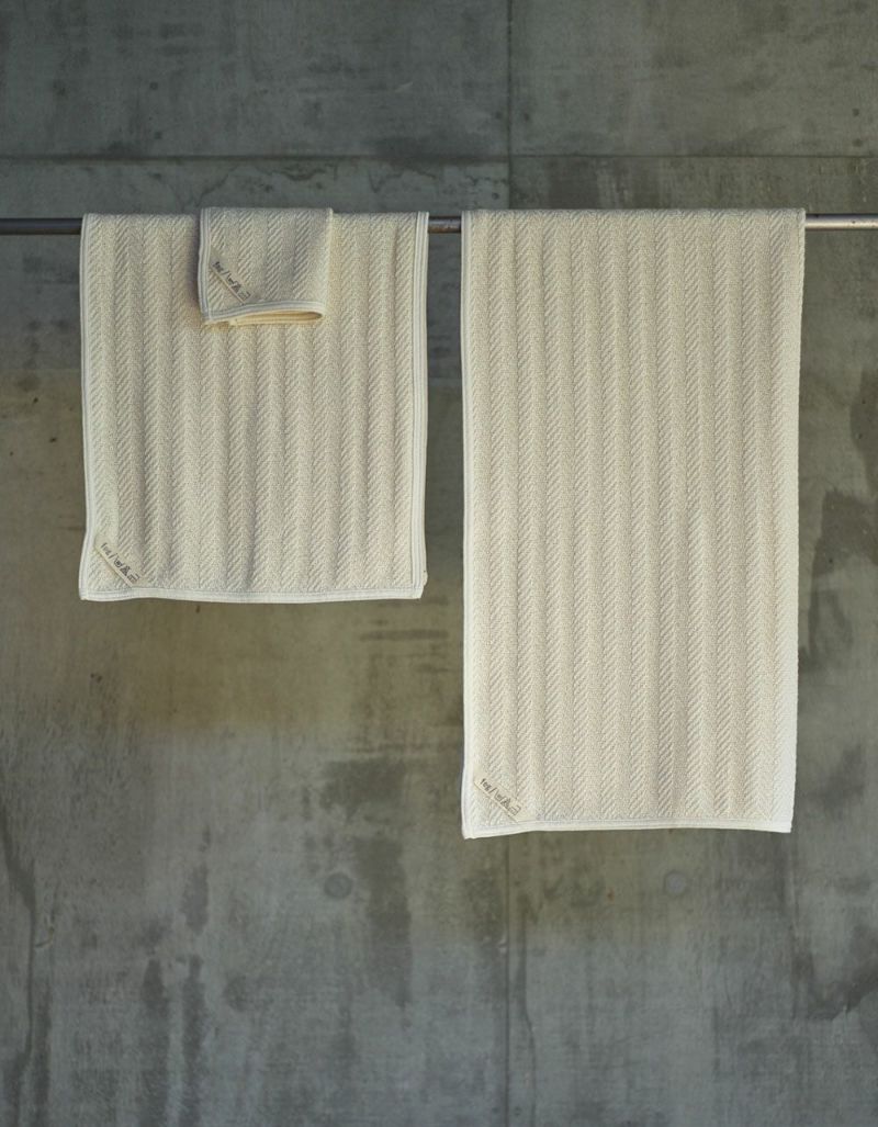 コットン ヘリンボーンタオル L | fog linen work