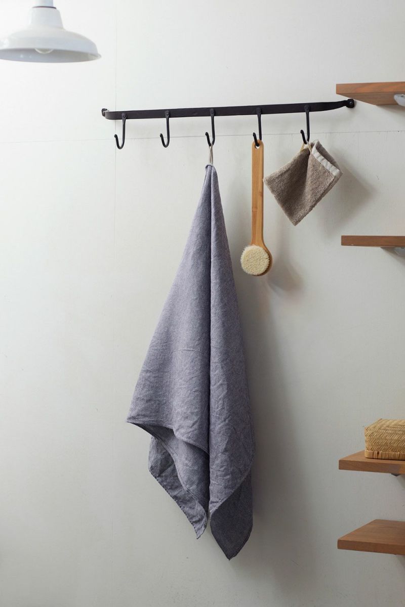 リネン シャンブレータオル L グレーシャンブレー | fog linen work