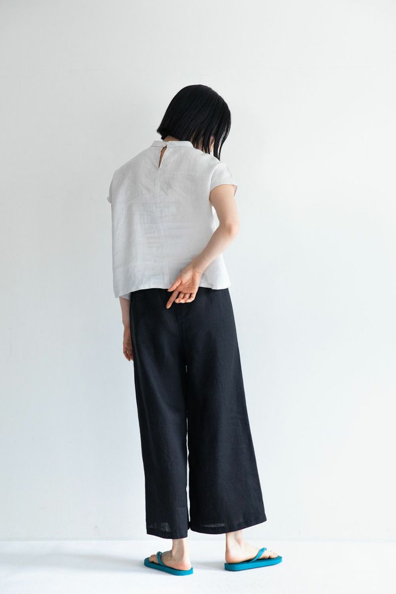 予約商品】リネン ペチパンツ ブラック | fog linen work