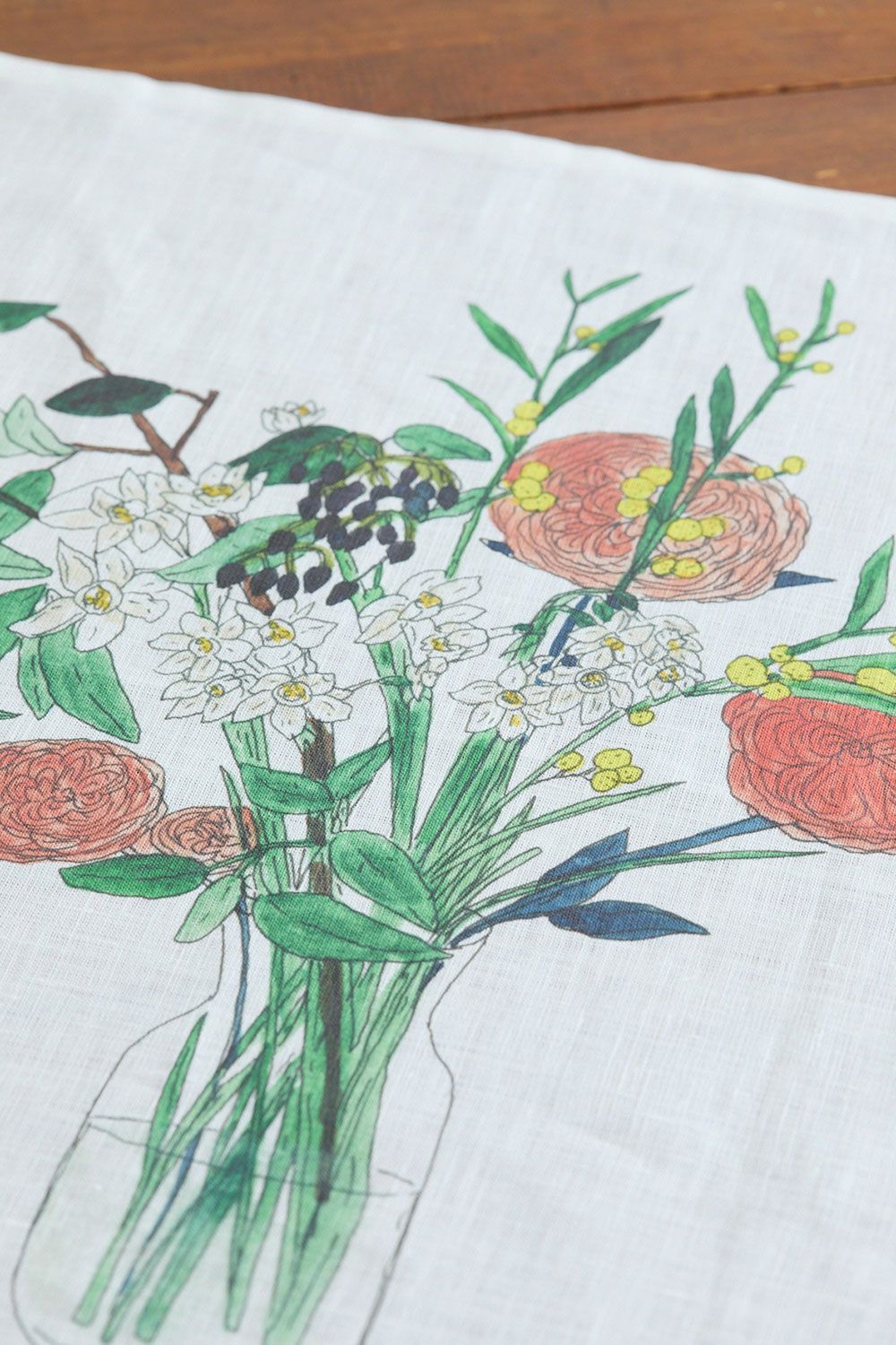 ハンカチ 春のお花 イザベルボワノ | fog linen work