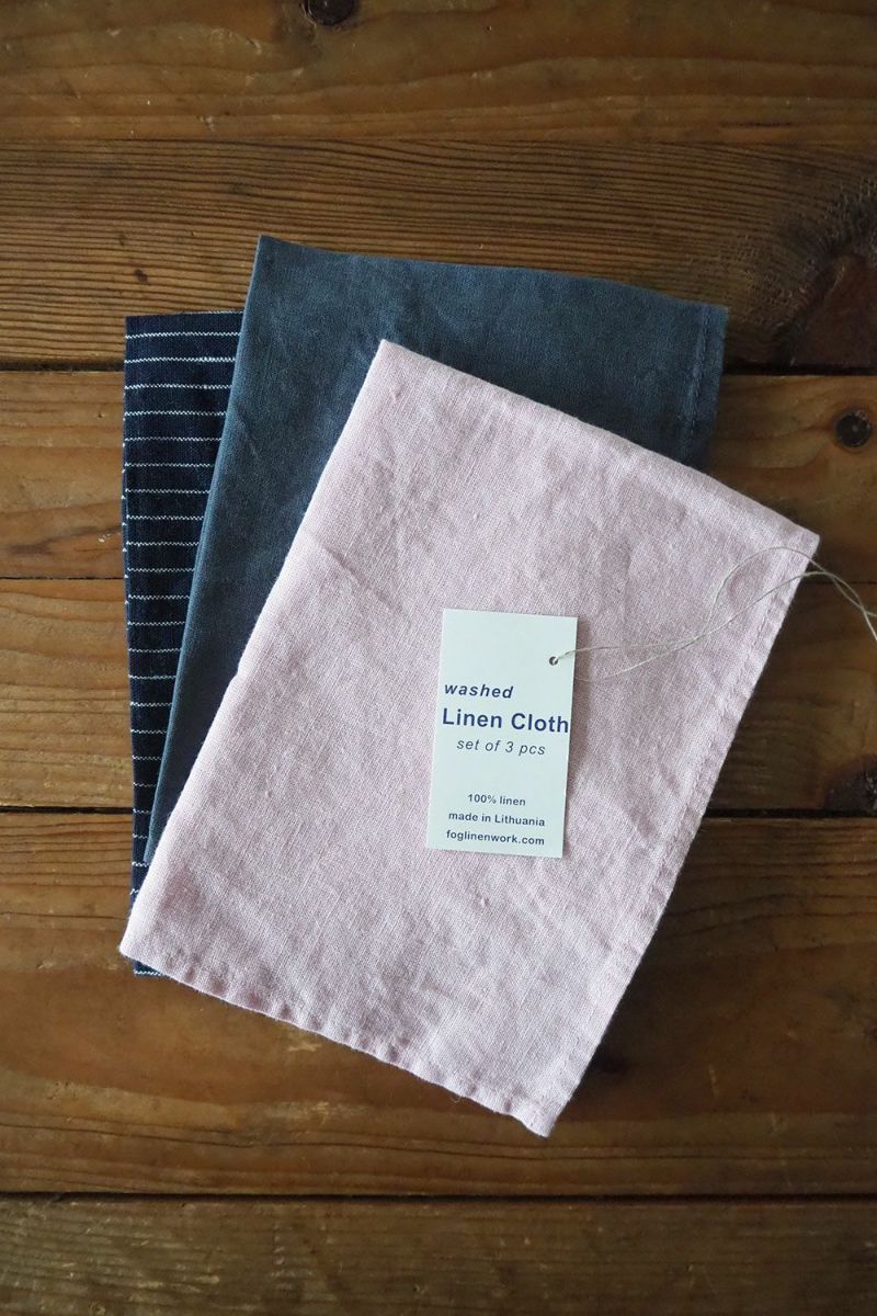 リネンクロス 3 枚セット カラーアソート B | fog linen work