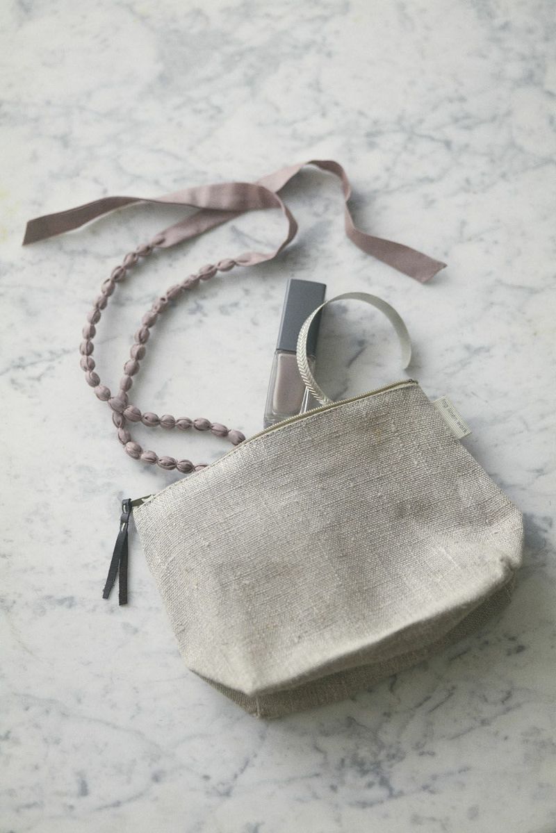 Natural Lag ナチュラグ ポーチ クリス ポーチ ナチュラル | fog linen work