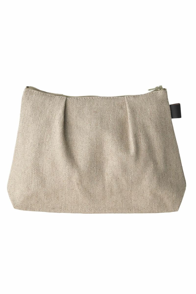 Natural Lag ナチュラグ ポーチ セグ ポーチ M ナチュラル | fog linen work