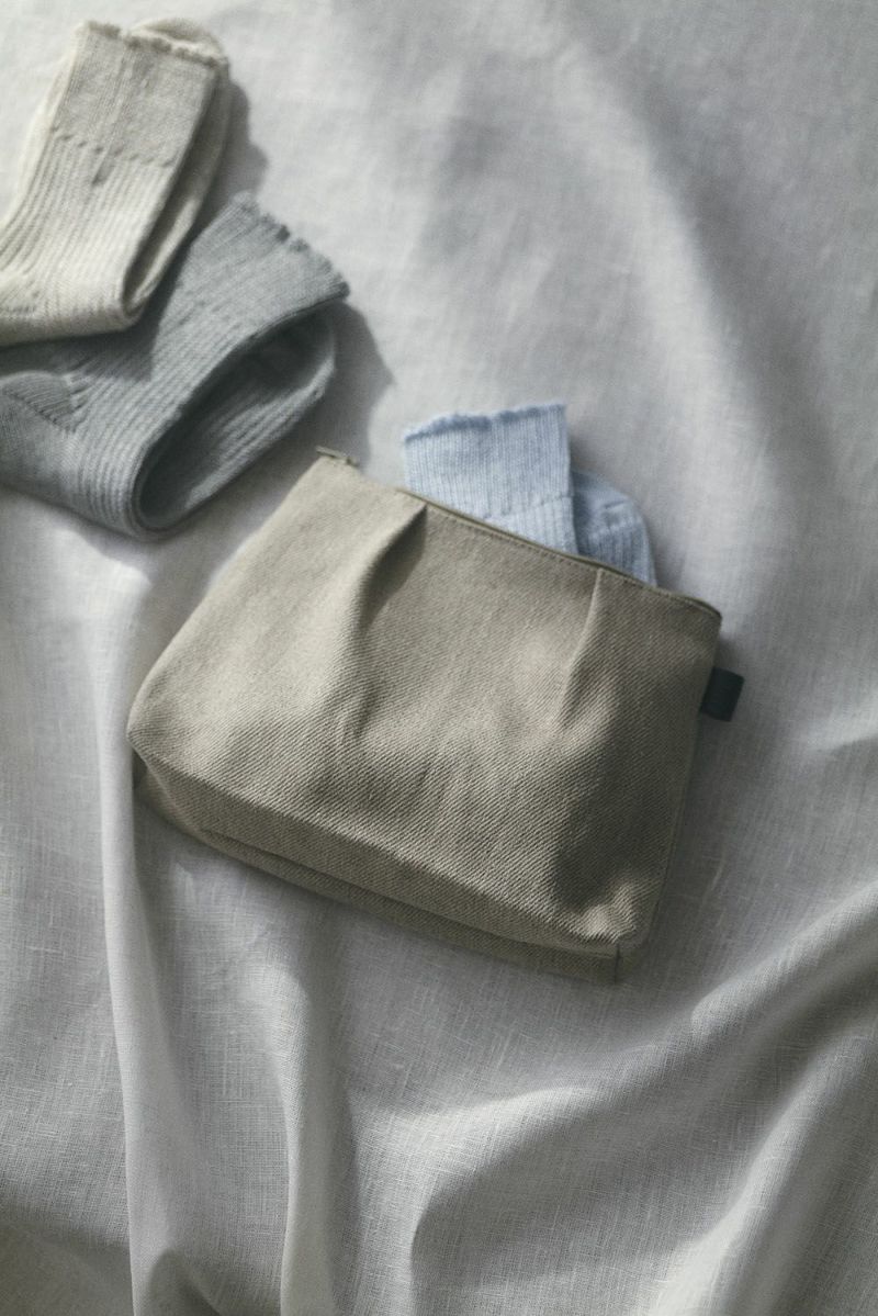 セグ ポーチ M ナチュラル | fog linen work