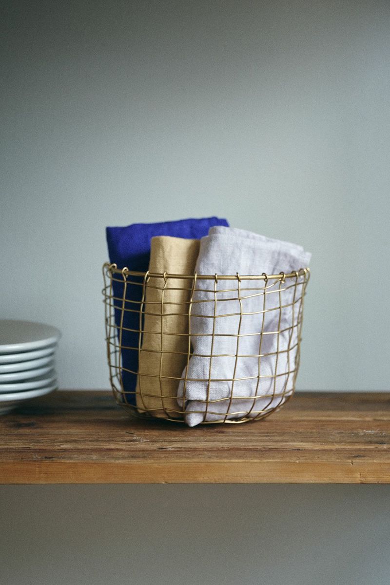 ワイヤー バスケット ラウンド S | fog linen work
