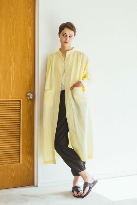 タグ付 2023春夏 fog linen work ヒナ コート ゆったり