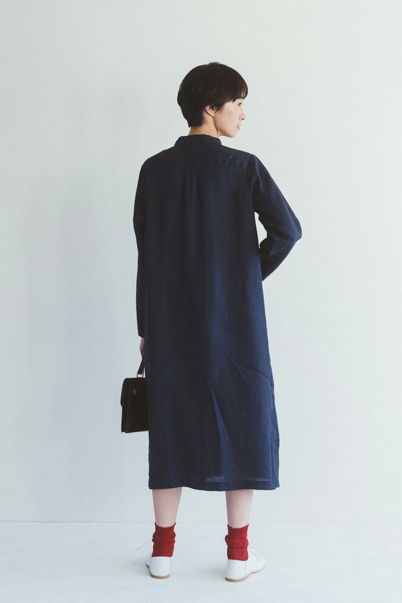 fog linen work ネイビー ロングコート　リトアニア製リネン100% 楽天市場】fog linen work マリナ コート アルドアーズ フォグ