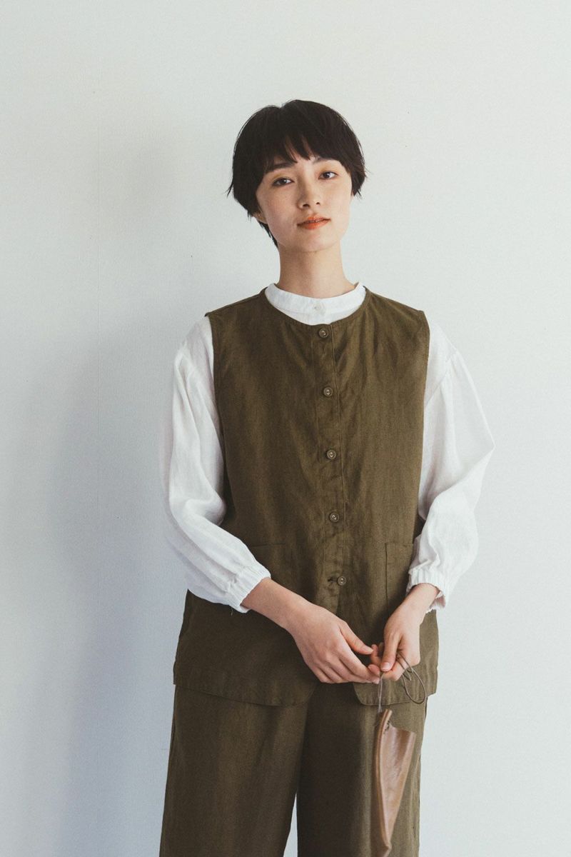 fog linen work｜シモーナ ベスト【25 春】 - くらし舎