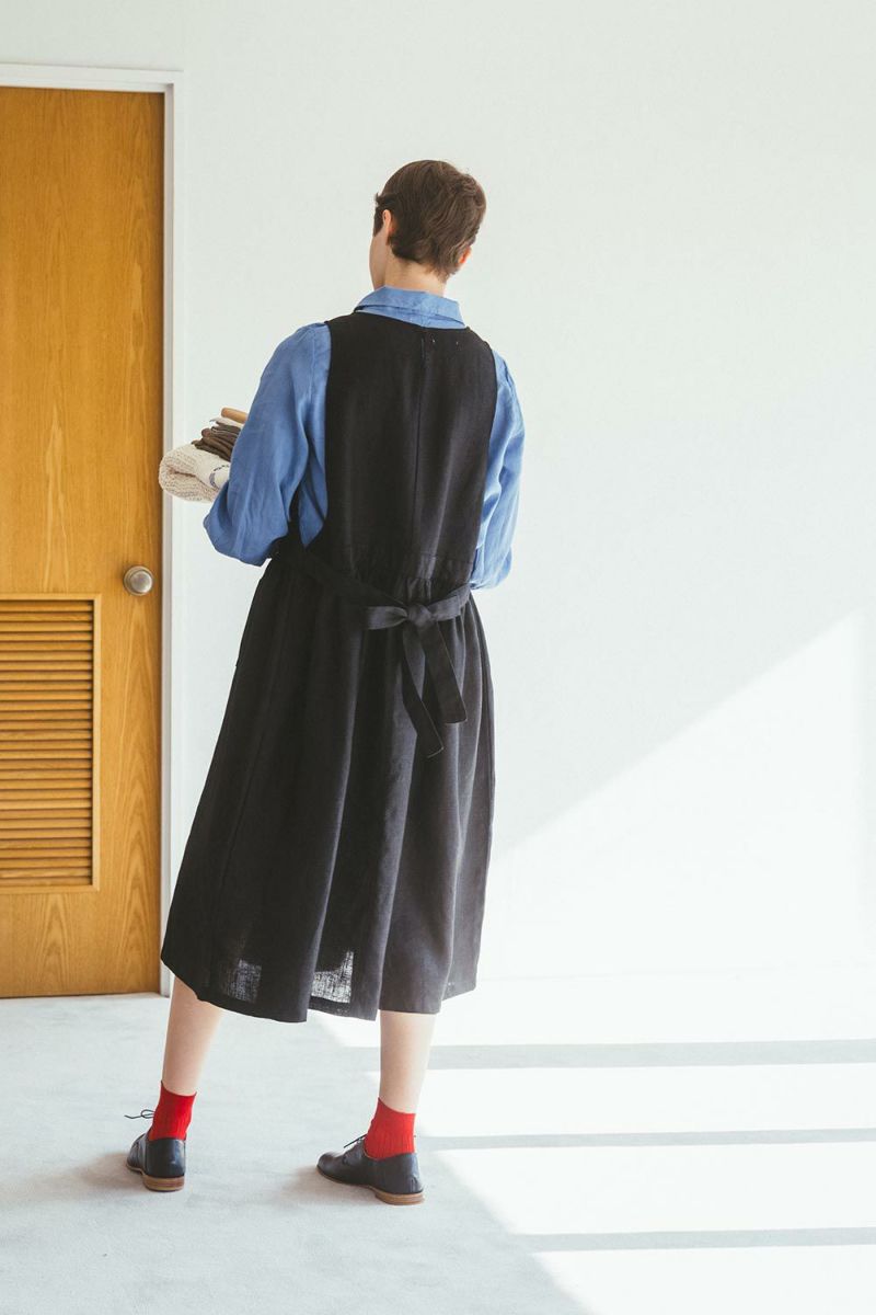 美品　BRIEFING ブラック ワンピース L フラワーMIXサテンドットワンピース[LA36-26R602]｜URBAN