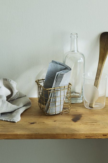 fog linen work｜【new】ワイヤーバスケット 長方形 - fog linen