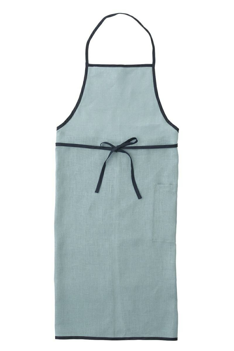 fog linen work　リネンパイピングエプロン リネン パイピングエプロン ナチュラル | fog linen work