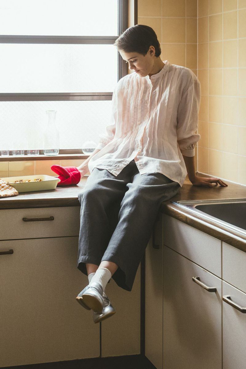 ★GLOWNY★PROVINCE EYELET PANTS (FOG BOUQUET)★正規品/送料込 MUSINSA公式 | GLOWNY PROVINCE EYELET PANTS (FOG BOUQUET)