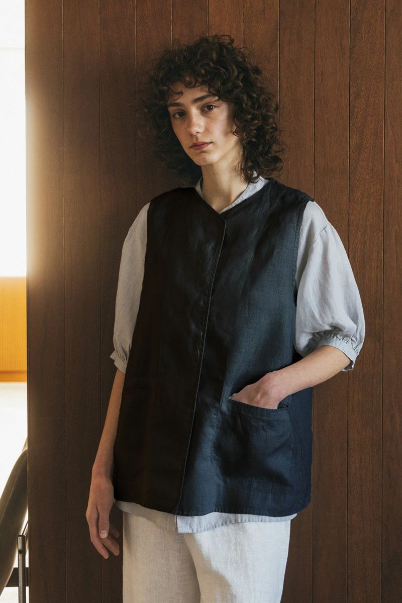 セシリア ジレ ブラック | fog linen work