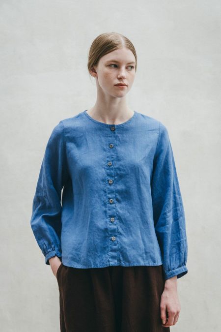 タグ付きfog linen workアシャ リネン　2wayブラウスイヴォワール タグ付きfog linen workアシャ リネン 2wayブラウスイヴォワール