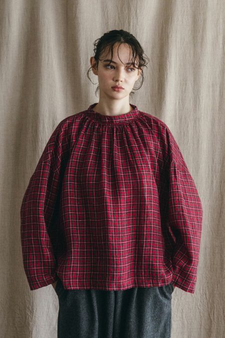 完売品✨フォグリネンワーク　ピエリーナコート　ヘリンボーン　リネン　ブラック 定価2.3万】フォグリネンワーク fog linen work *ピエリーナ