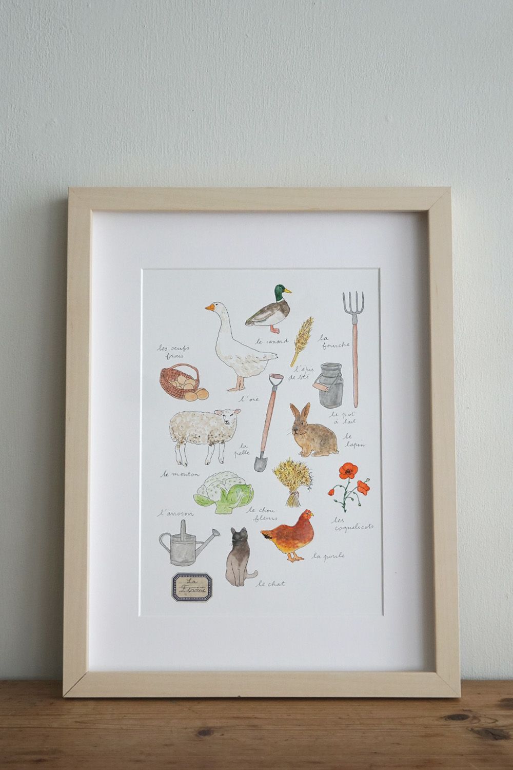 ISABELLE BOINOT原画 田舎の農場 | fog linen work